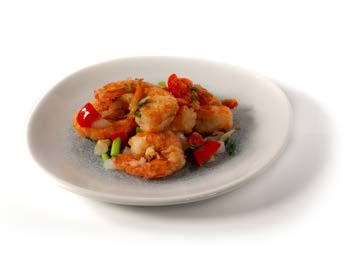 Pollo con bambú