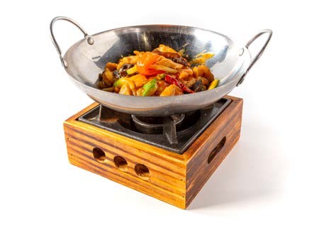 Sartén de pollo y verduras mixtas