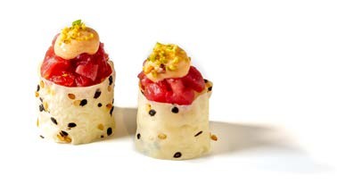 Gunkan de atún picante